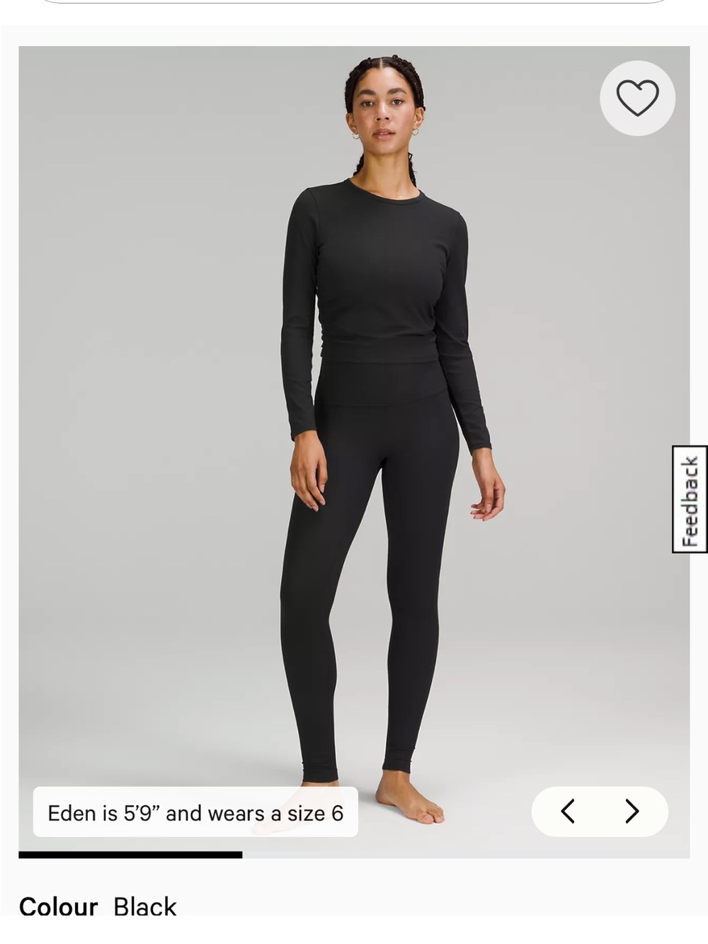 Lululemon All it Takes Ribbed LS (Bone)
